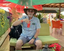 Gerry on holiday